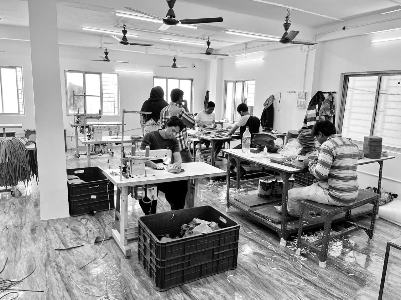 Royaa factory floor in Kolkata