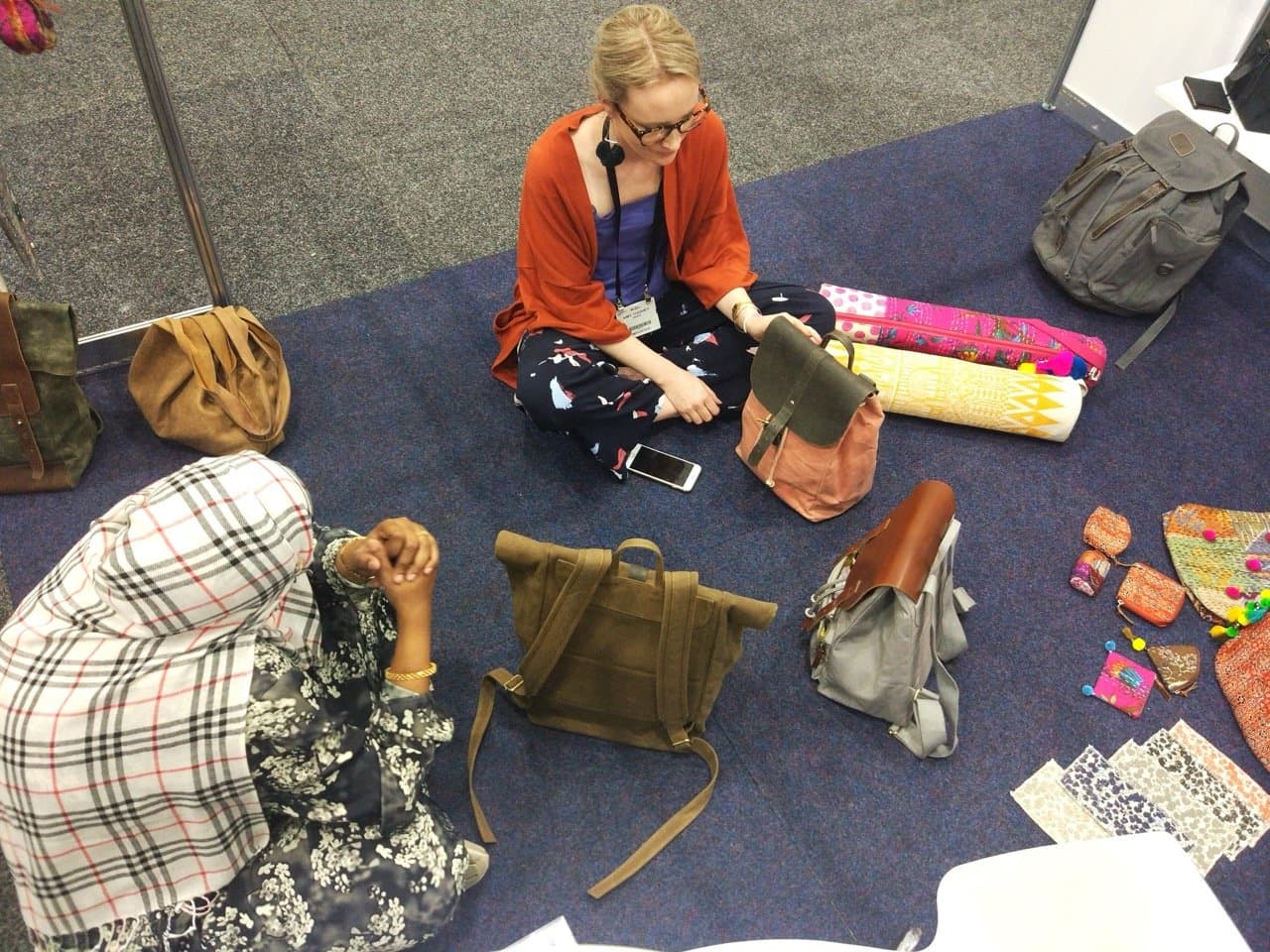 Royaa working with an international buyer