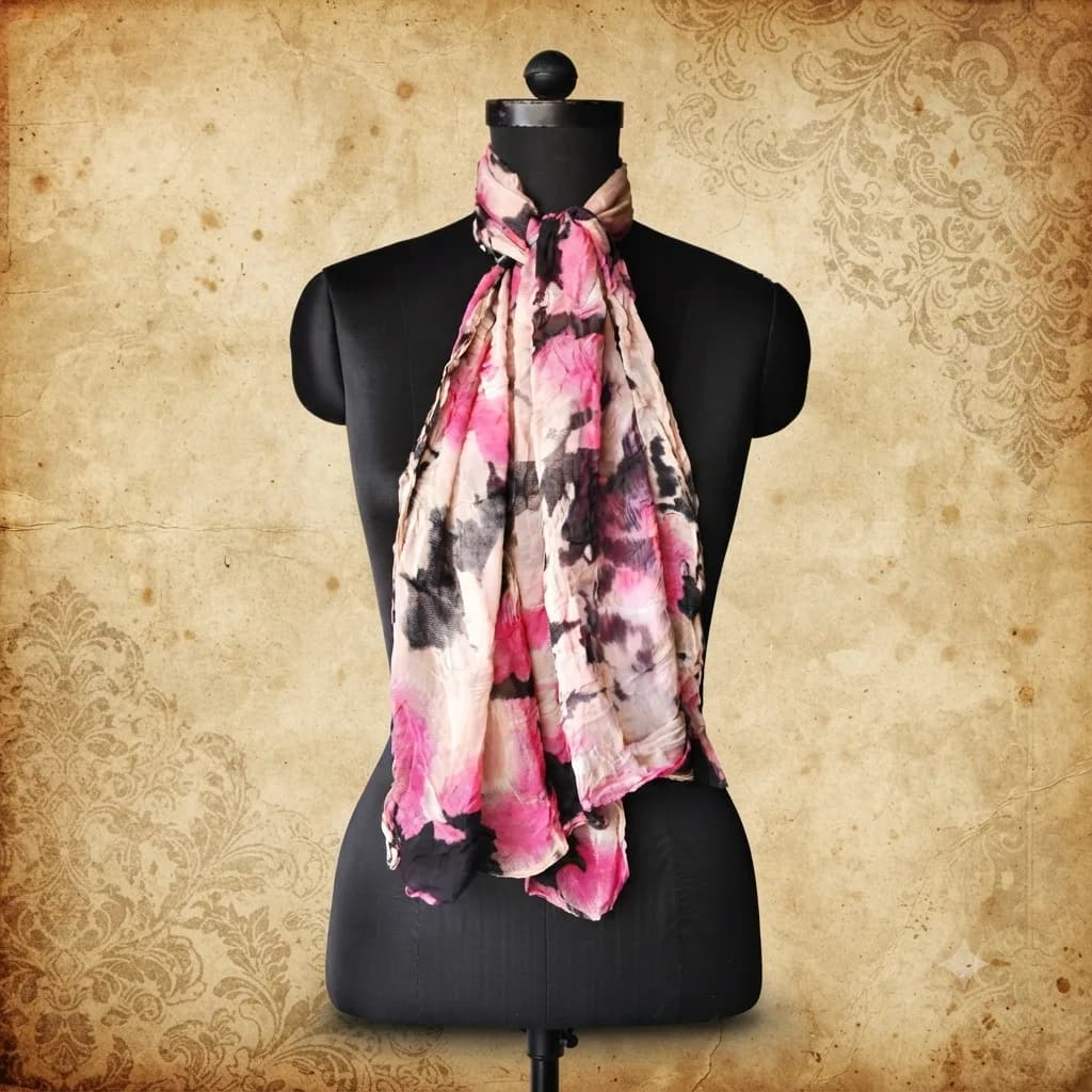 Modal scarf & stole product direction on a neutral studio background